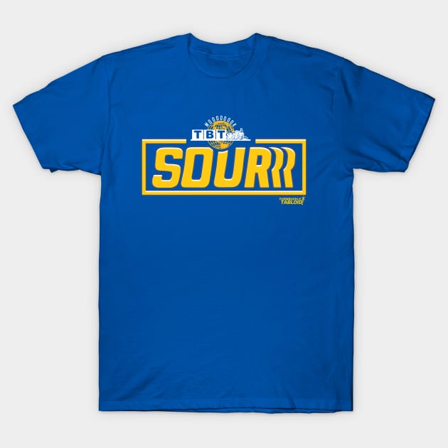 TBT SOURR T-Shirt by TurnbuckleTabloid